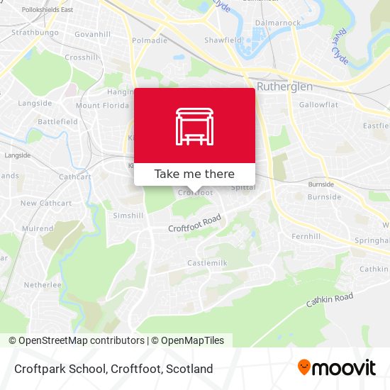 Croftpark School, Croftfoot map