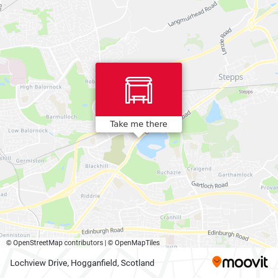 Lochview Drive, Hogganfield map