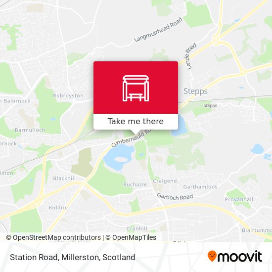 Station Road, Millerston map