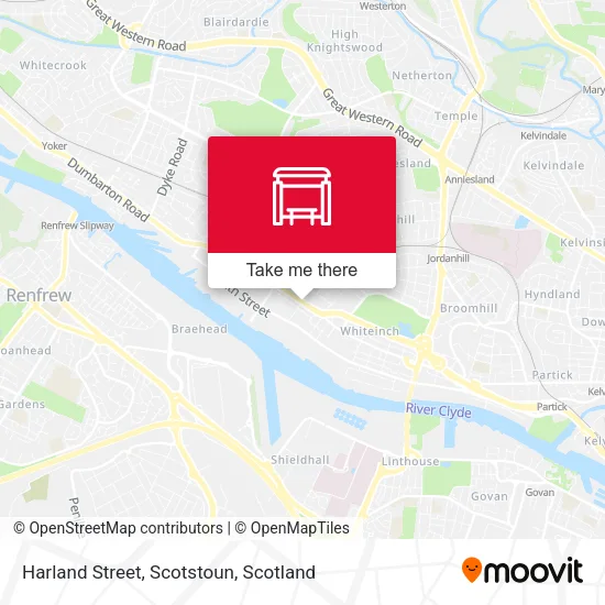 Harland Street, Scotstoun map