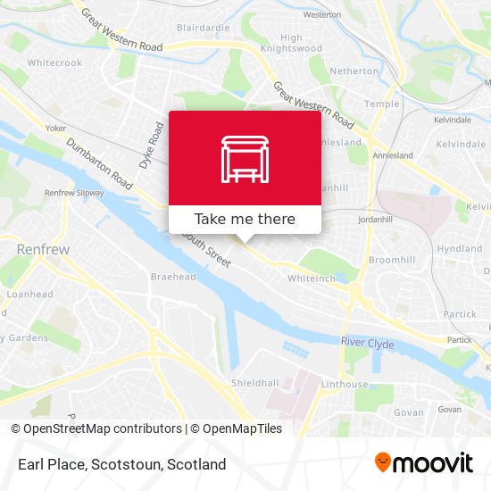 Earl Place, Scotstoun map