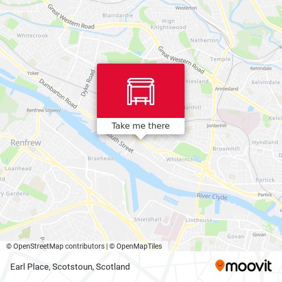 Earl Place, Scotstoun map