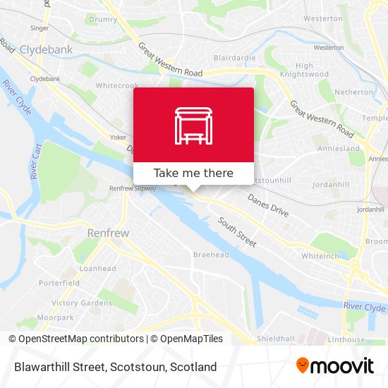 Blawarthill Street, Scotstoun map