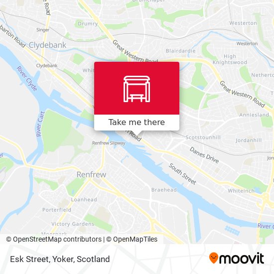 Esk Street, Yoker map