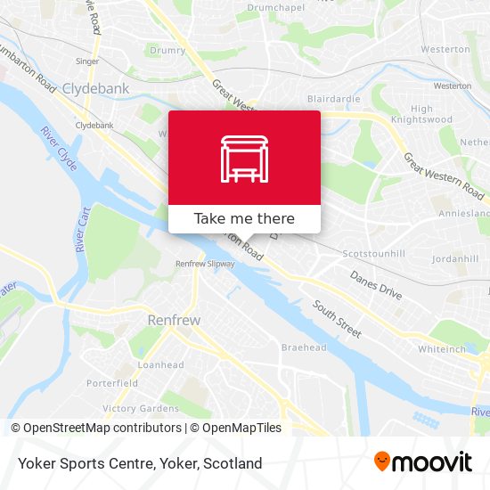 Yoker Sports Centre, Yoker map