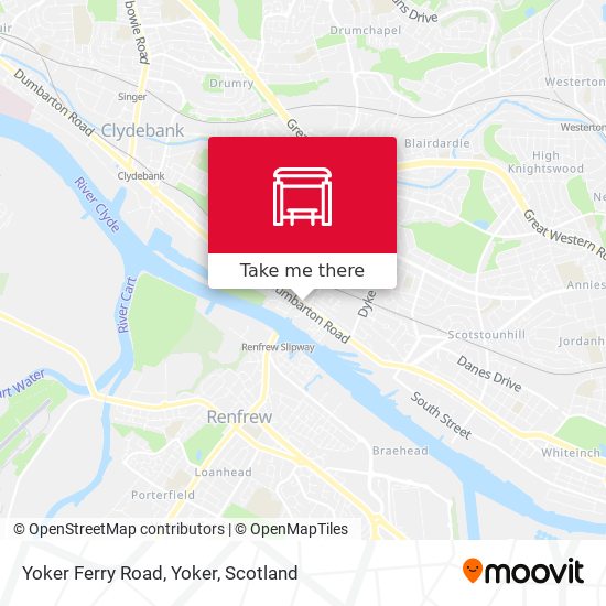 Yoker Ferry Road, Yoker map