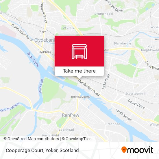 Cooperage Court, Yoker map