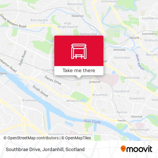 Southbrae Drive, Jordanhill map