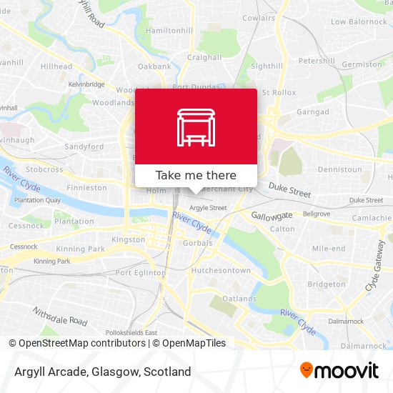 Argyll Arcade, Glasgow map