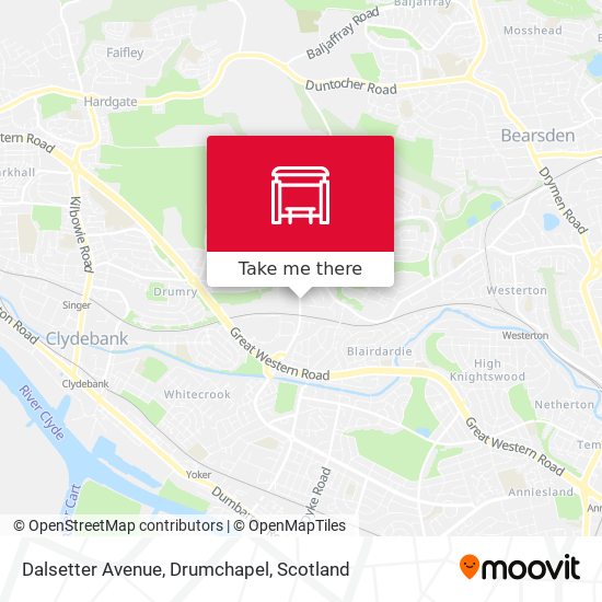 Dalsetter Avenue, Drumchapel map