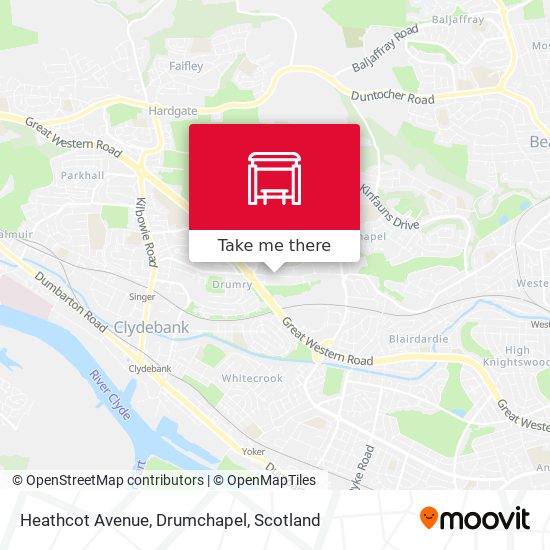 Heathcot Avenue, Drumchapel map
