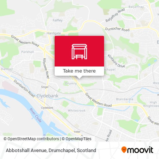 Abbotshall Avenue, Drumchapel map