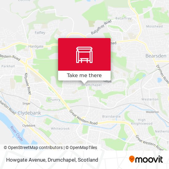 Howgate Avenue, Drumchapel map