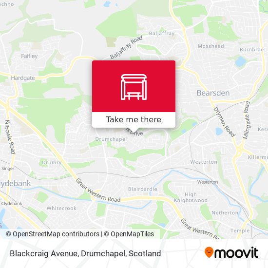 Blackcraig Avenue, Drumchapel map