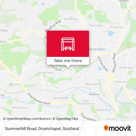 Summerhill Road, Drumchapel map