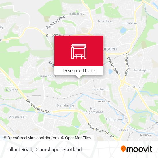 Tallant Road, Drumchapel map
