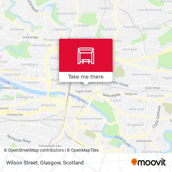 Wilson Street, Glasgow map