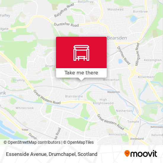 Essenside Avenue, Drumchapel map