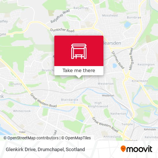 Glenkirk Drive, Drumchapel map