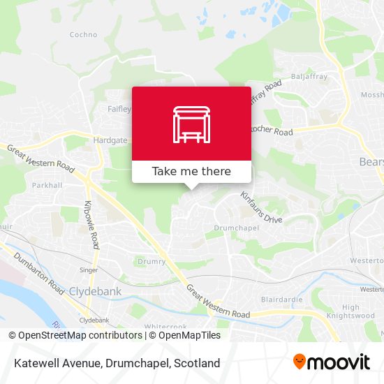 Katewell Avenue, Drumchapel map