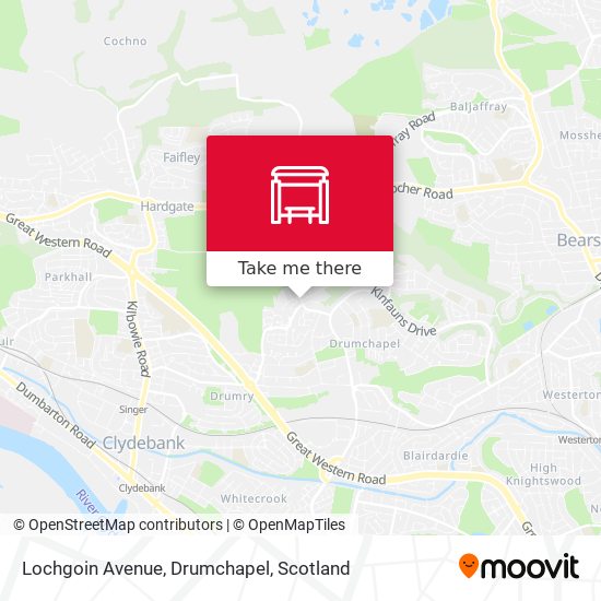 Lochgoin Avenue, Drumchapel map