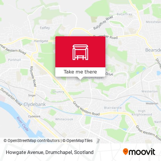 Howgate Avenue, Drumchapel map