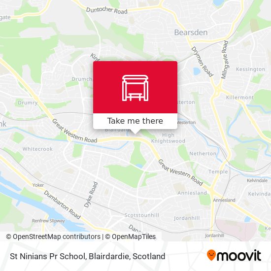 St Ninians Pr School, Blairdardie map