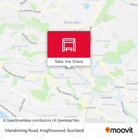 Glendinning Road, Knightswood map