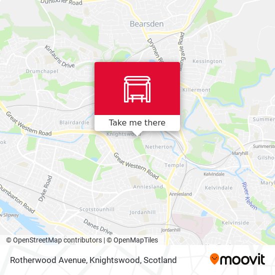 Rotherwood Avenue, Knightswood map