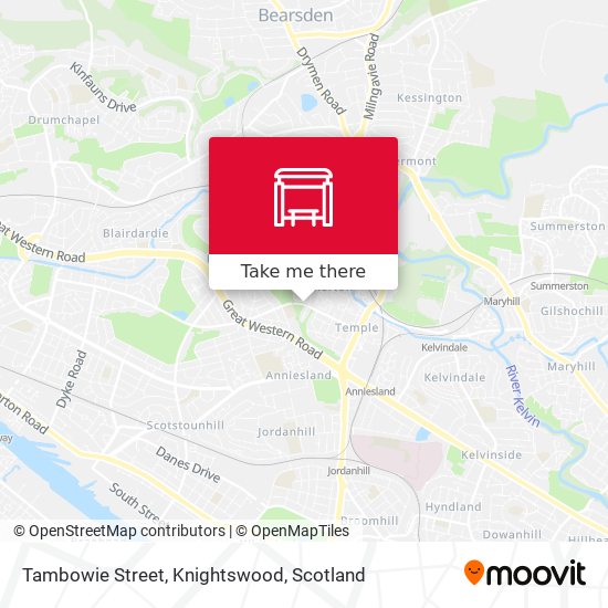 Tambowie Street, Knightswood map