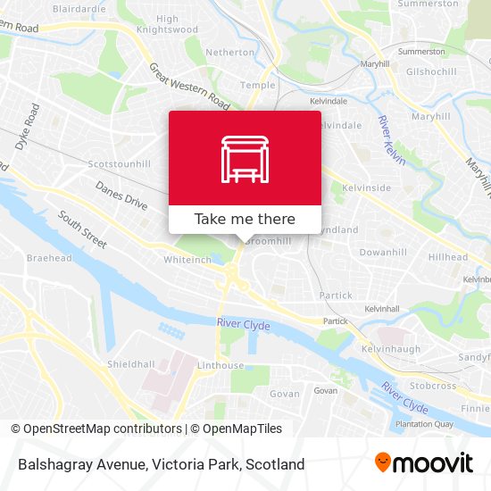 Balshagray Avenue, Victoria Park map