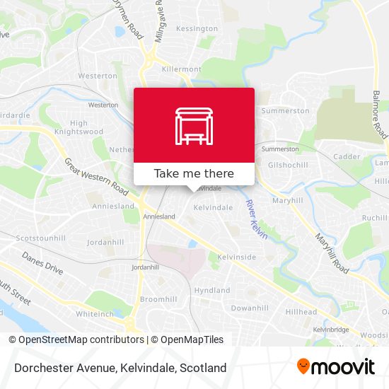 Dorchester Avenue, Kelvindale map