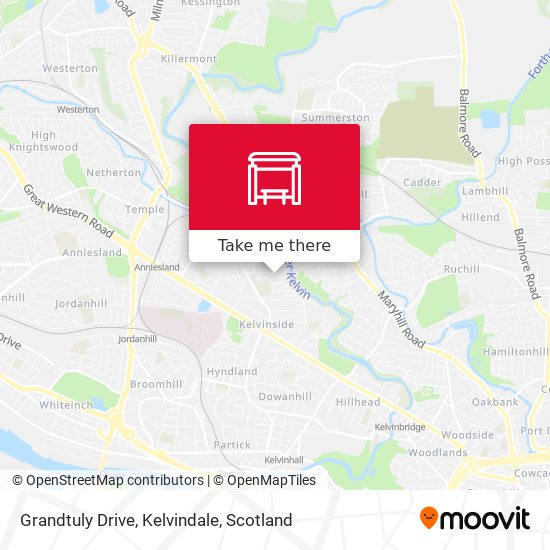 Grandtuly Drive, Kelvindale map
