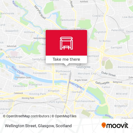 Wellington Street, Glasgow map