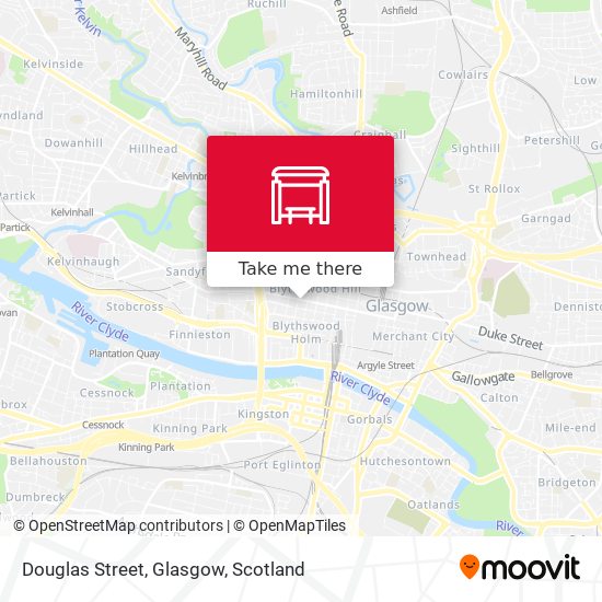 Douglas Street, Glasgow map
