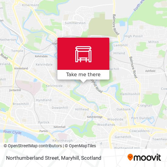 Northumberland Street, Maryhill map