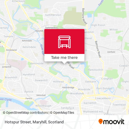 Hotspur Street, Maryhill map