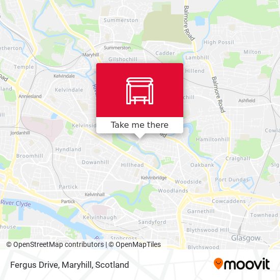 Fergus Drive, Maryhill map