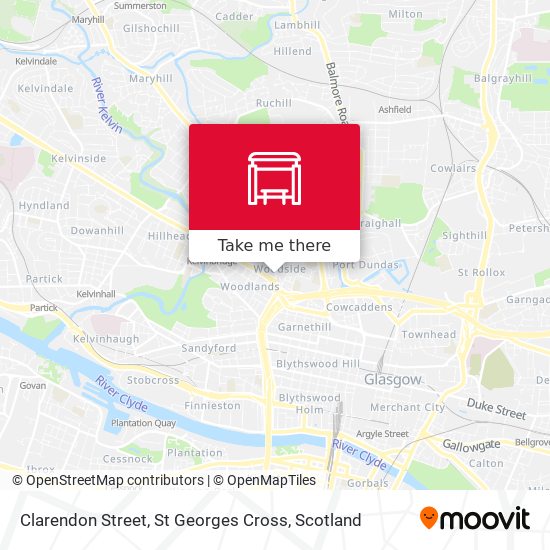 Clarendon Street, St Georges Cross map