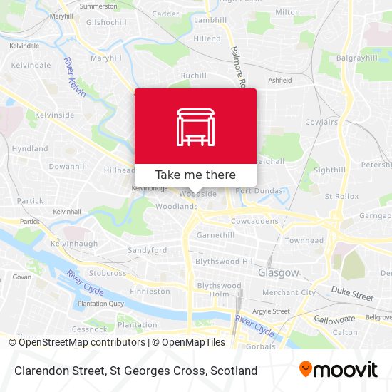 Clarendon Street, St Georges Cross map