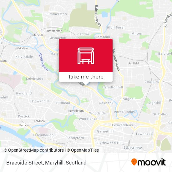 Braeside Street, Maryhill map