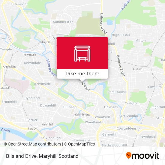 Bilsland Drive, Maryhill map