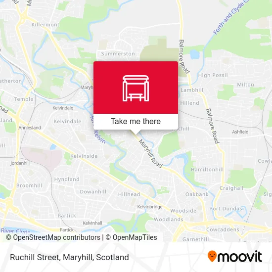 Ruchill Street, Maryhill map