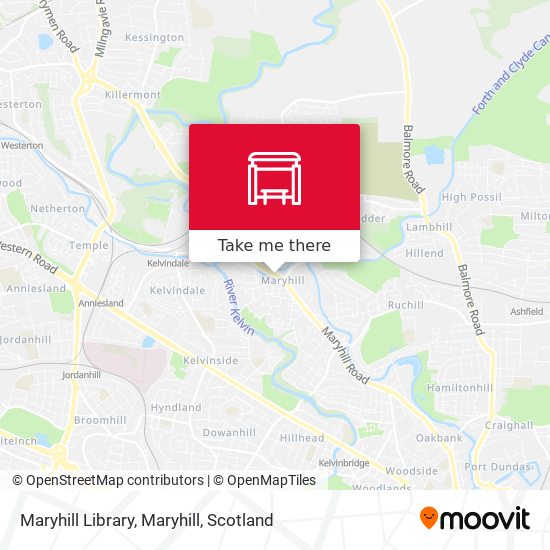 Maryhill Library, Maryhill map