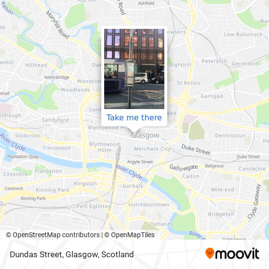 Dundas Street, Glasgow map