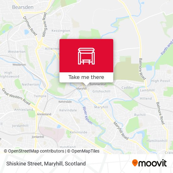 Shiskine Street, Maryhill map