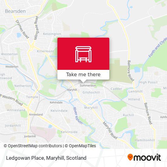 Ledgowan Place, Maryhill map