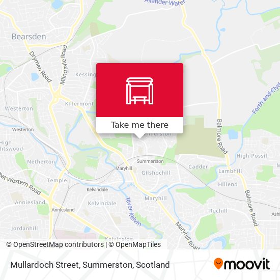 Mullardoch Street, Summerston map