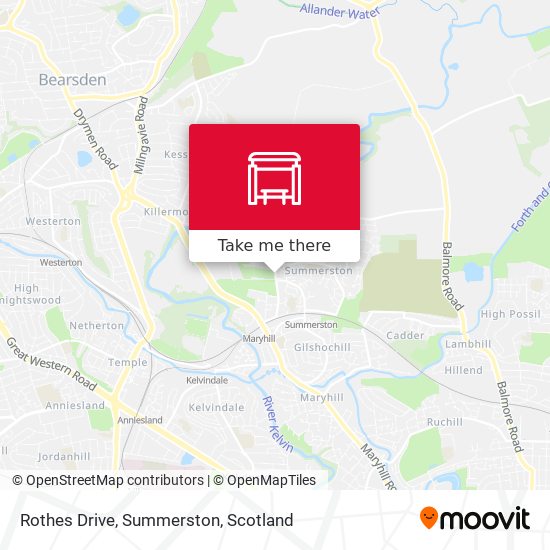 Rothes Drive, Summerston map