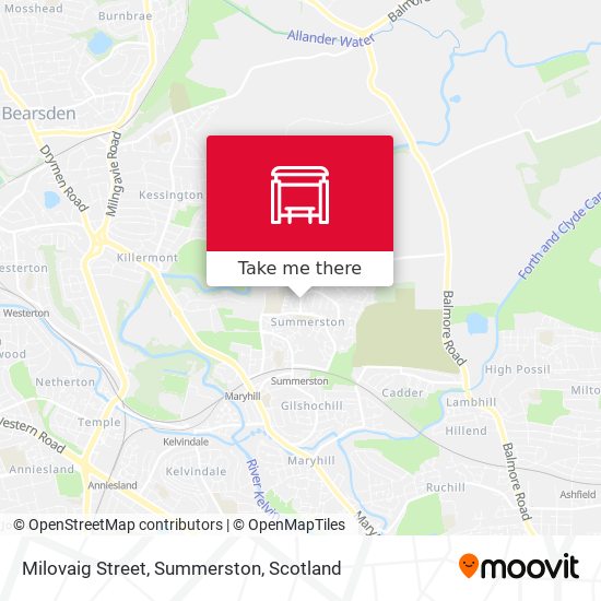 Milovaig Street, Summerston map